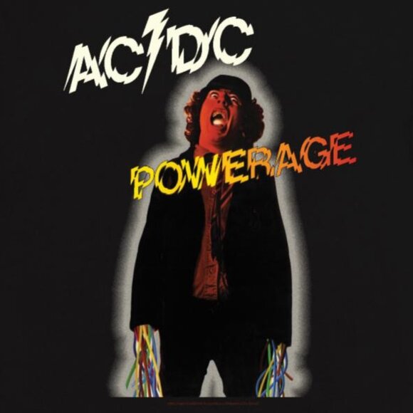 AC/DC Powerage Vintage T-Shirt – Retro Rock Band Tee – Classic Heavy Metal 91 - Picture 2 of 5